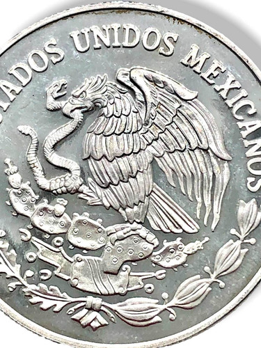 Moneda 1 Onza Plata 10 Pesos Dl Estado De Coahuila Año 2006 (Usado)