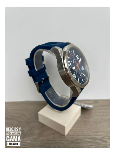 Relógio Hugo Boss 1550008 Cor da pulseira: azul, cor da moldura, prata, cor de fundo, azul