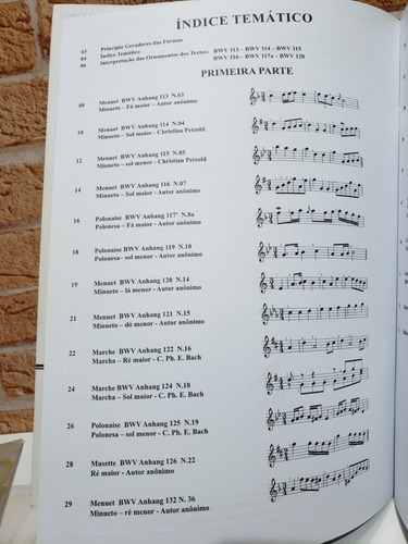 Livro Obras Do Catálogo De Bach P/ Órgão Gênios Do Teclado