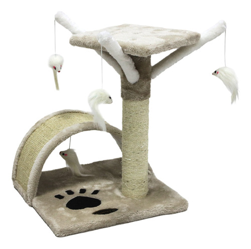 Pet Products Cat Tree House With Scratching Post For Ki...