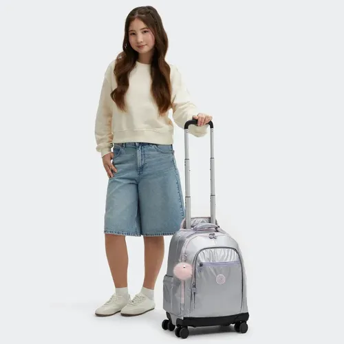 帽子 pointless journey 2992 Light GREY Mochila Kipling New Zea Uma Mala Compacta De Rodinhas Cor Silver