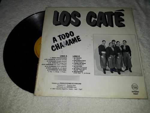 Disco De Vinilo Los Cate A Todo Chamame Formatovinilo (Usado)