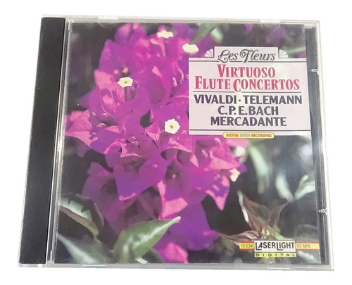Virtuoso Flute Concertos Cd Disco Compacto 1990 Delta Music 
