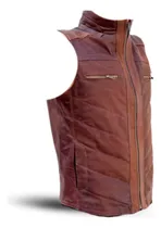 Comprar Chaleco Vaquero De Piel Para Caballero Chaleco Cuero Hombre