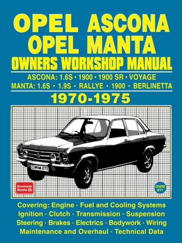 Libro: Opel Ascona Opel Manta Owners Workshop Manual