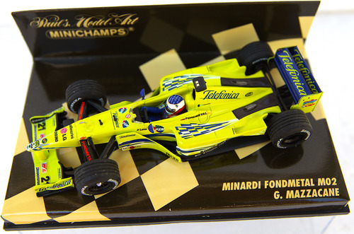 Minardi Fondmetal M02-gaston Mazzacane-2000-1/43-nuevo-#21