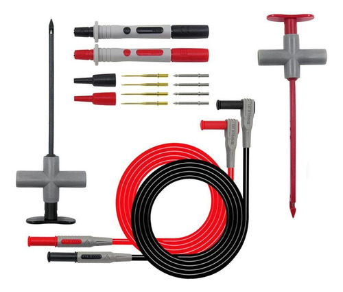 Kit Multímetro Para De Eletrônicas Com Pinças De E