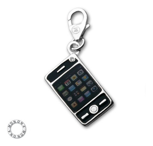 Dije De Plata Monona iPhone Sin Cadena P1333