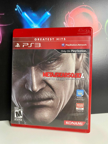 Metal Gear Solid 4 Grandes Exitos Playstation 3