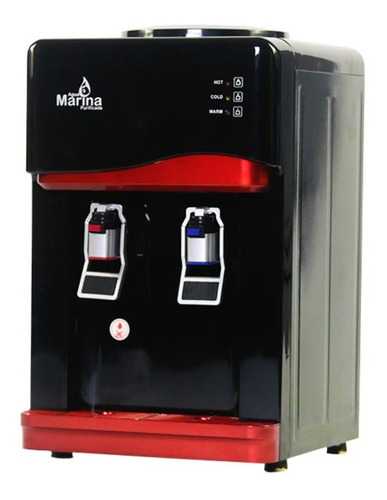 Dispensador Agua Frio/calor Ventilador Eléctrico Negro Rojo