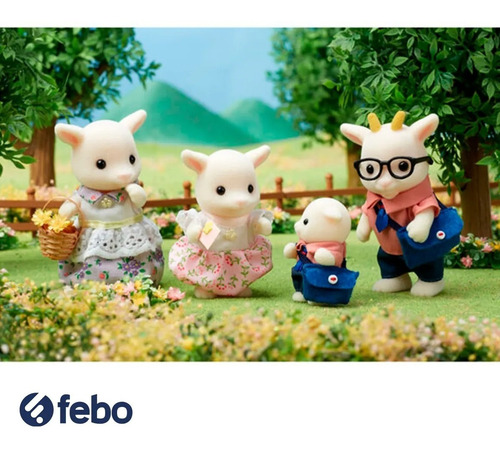 Sylvanian Families Familia Cabras Cabritas Muñeco Infantil