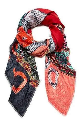 Bufanda Fular Mujer Desigual Rectangle