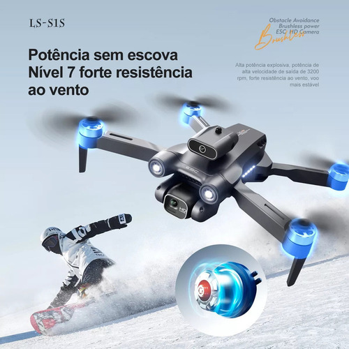 . Mini Drone Motor Dual Camera 4k S1s 2 Versión Con Batería