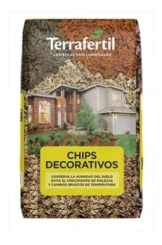 Corteza De Pino Chips Terrafertil X 50 Lts. Aqualive