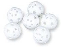 Bsn Plástico Pelota De Golf (6 Pack), White