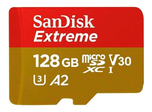 Memoria Microsd Sandisk Extreme 128gb 4k Gopro Clase 10