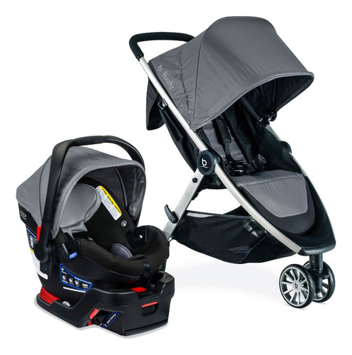 Coche Travel System Britax B-lively/ B-safe Gen2 Flexfit Fog