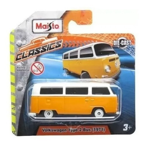  Volkswagen Type 2 Bus 1971 - Classics - Maisto - Año 2022 