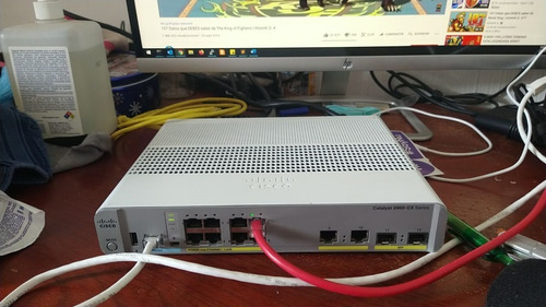 Switch Cisco Gigabit Ethernet Catalyst 2960-cx, 8 Puertos 10