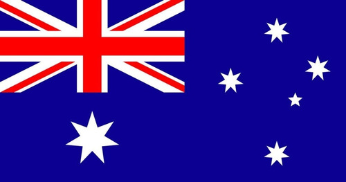 Bandera Australia 1mtr X 1.5mtrs Poliester Estampado