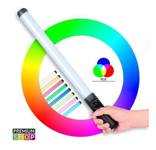 Imagen 10 de 10 de Luz Continua Rgb Led Stick Colores - Foto Video 3000k-6500k