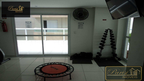 Imagem 3 de 17 de Apartamento Com 2 Dorms, Tupi, Praia Grande - R$ 332.000,00, 75,9m² - Codigo: 60 - V60