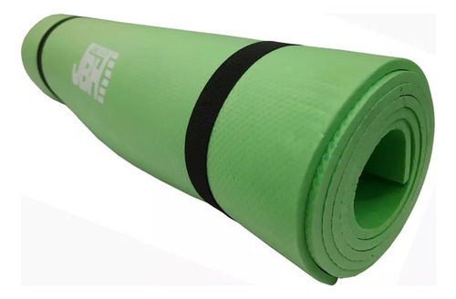 Yoga Mat 6 Mm Colchoneta Pilates Gym Fitness Enrollable Jbh Color Verde