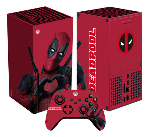 Skins Deadpool Para Xbox Series X Set Stickers