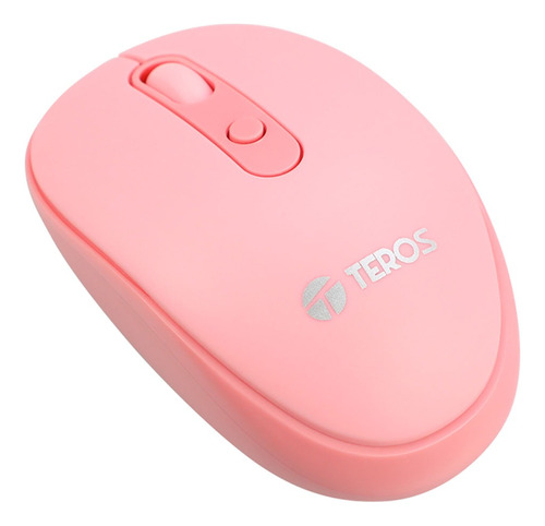 Mouse Óptico Inalámbrico Teros Te5075r, Color Rosado