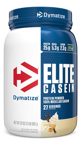 Proteína En Polvo Dymatize Elite Casein 100% Micelar 1 Kg