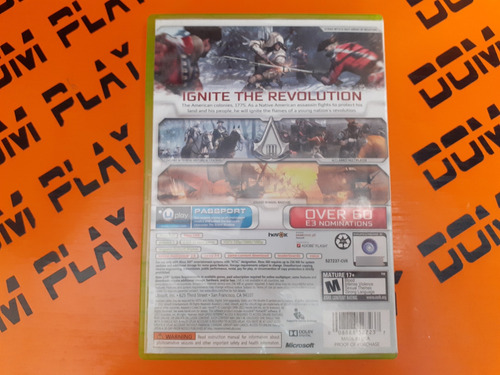 Assassins Creed 3 Xbox 360 Físico Envíos Dom Play (Usado)