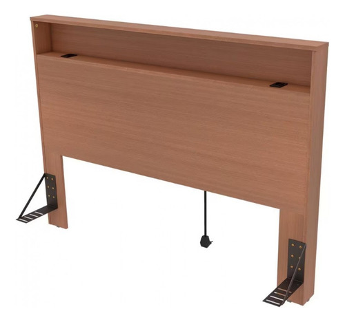 Cabeceira Para Cama Box Casal Bartira Versatti Com Tomada Cor Avelã