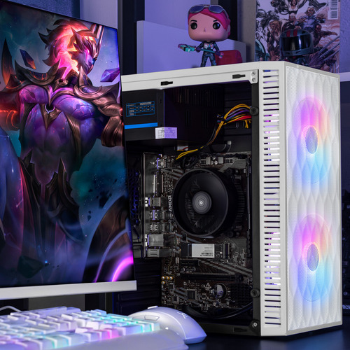 Xtreme Pc Gaming Radeon Vega Renoir Ryzen 7 5700g 32gb Ssd 1tb Wifi White