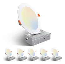 Comprar Paquete 6 Luces Led Empotrables Ultrafinas Regulables 12w