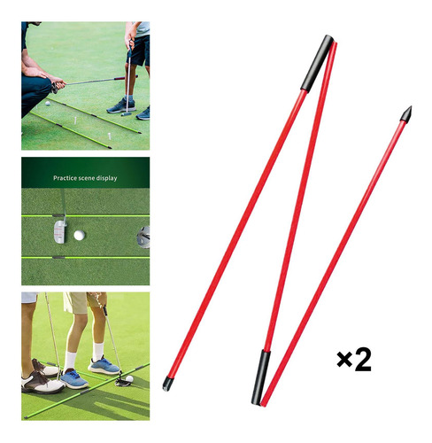 Juego De Herramientas De Alineación De Golf Para Rojo