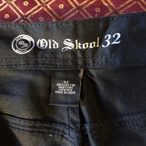 Pantalon Negro De Hombre