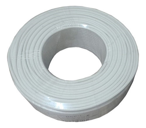 Cabo Fio Flexível 4mm Rolo 100mts Energia Eletrico Branco