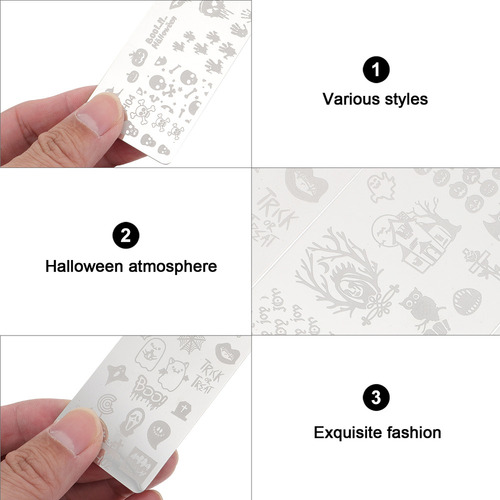 Plantilla De Estampado De Uñas Nail Art Stamper Para Uñas, 6