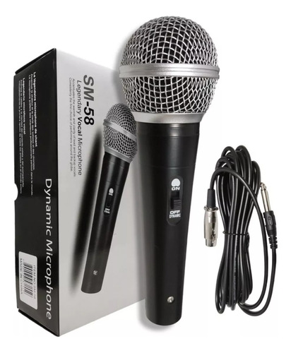 Microfono Dinamico Vocal Legendario Pro Cable 4.5mts