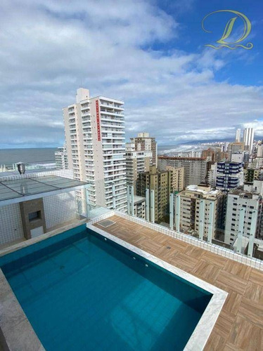 Cobertura Alto Padrão, De 5 Quartos Com Piscina E Churrasqueira À Venda No Forte Com Vista Do Mar!!! - Co0061