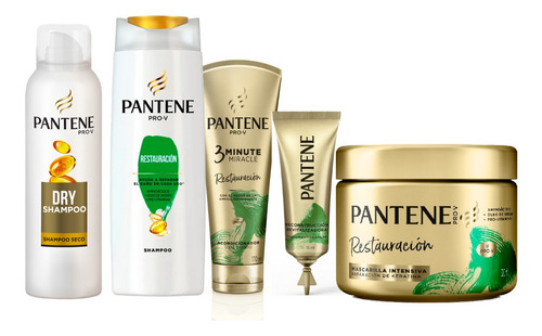 Combo Shampoo, Acondicionador, Mascarilla, Shampoo Seco, Y A
