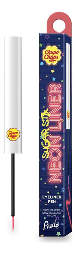 Delineador Ojos Sugar Stix Neon Cherry Punch Chupa Chup Rosa Acabado Mate Color Rosa Chicle