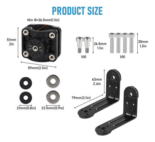Modo Perspectivo Montaje Transductor 010-12970-00 Para