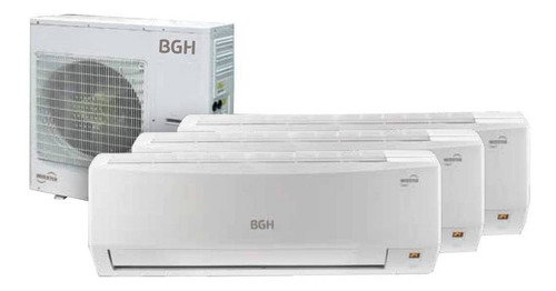 Imagen 1 de 1 de Aire acondicionado BGH Silent Air multi split inverter frío/calor 2300 frigorías blanco 220V BMSIE23CHXCI