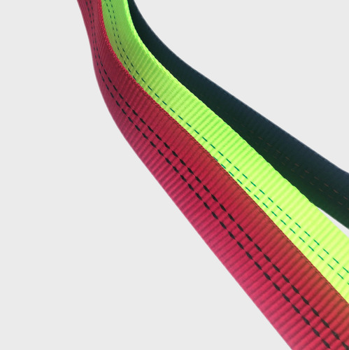 Cinta Tubular Plana Seguridad Anclaje Rescate - 1 PuLG. 50mt Color Safety Hi-viz