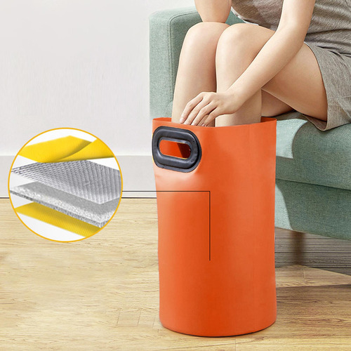 Lavabo Portátil Para Pies Con Asa 600d 21l Naranja Multi