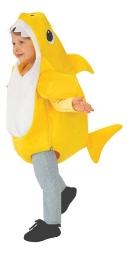 Disfraces De Halloween De Tiburón Familiar Amarillo 100