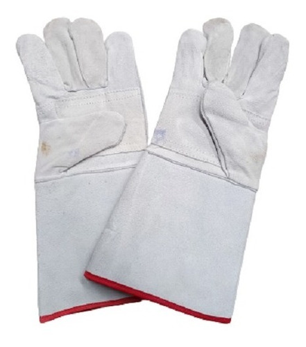Guante Soldador Gris Con Forro Kevlar Gris