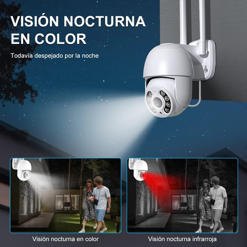 Cámara De Seguridad 5g Wifi Vision Nocturna Con Alarma
