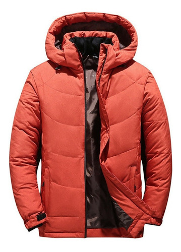 Parka De Invierno Gruesa Con Capucha Para Nieve